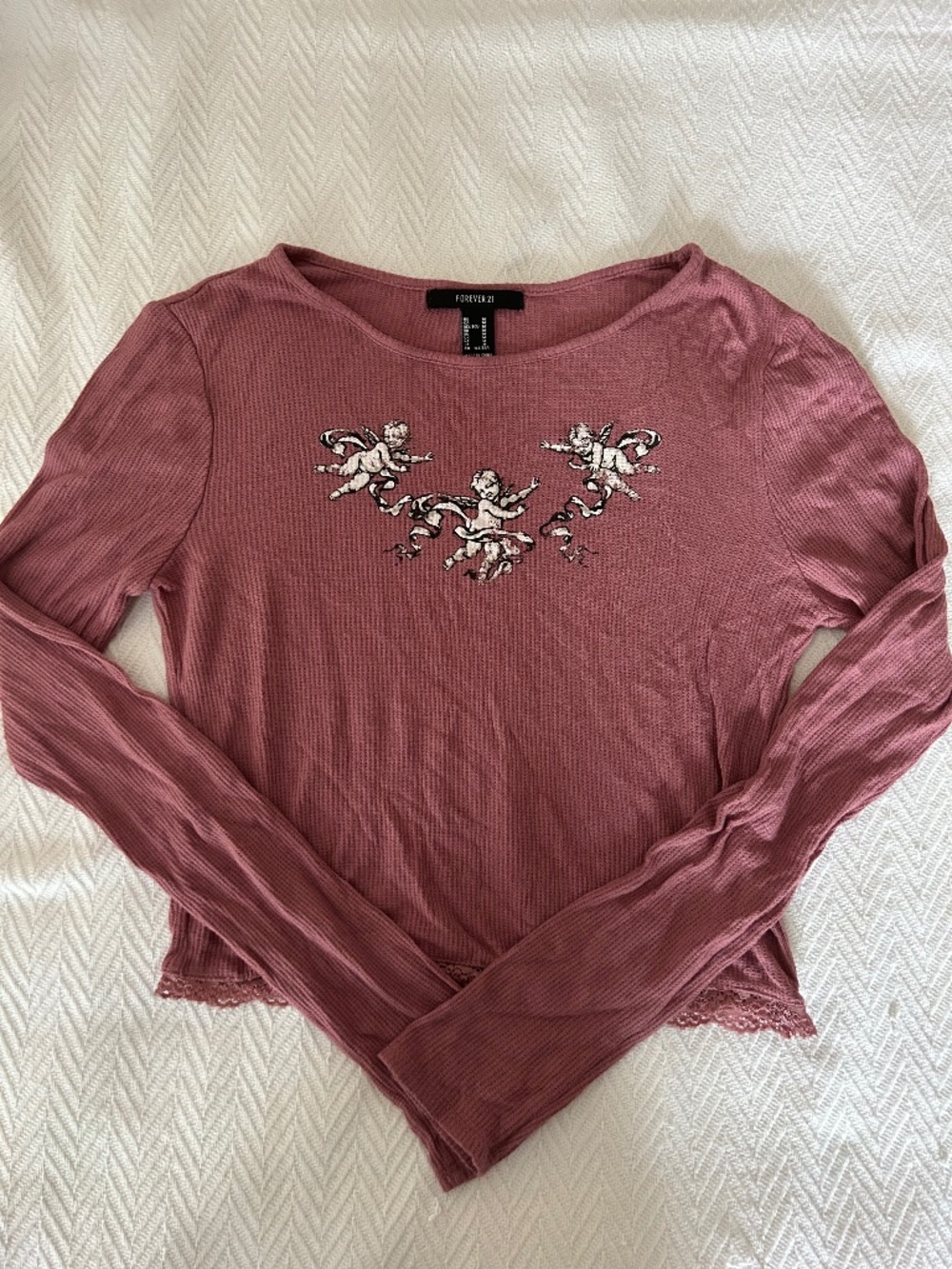 Long Sleeve Cherub Angel Tee